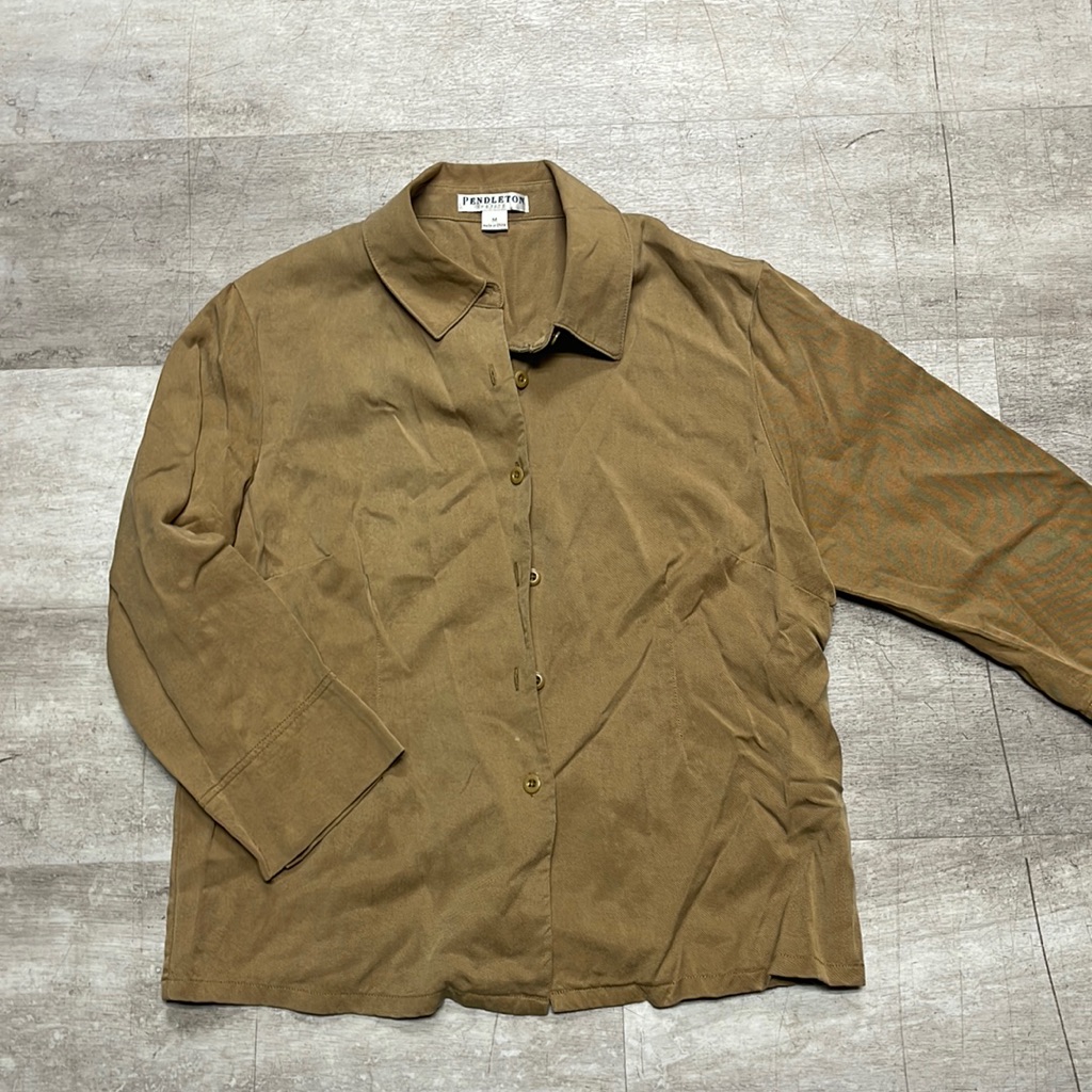 Womens Button Down Pendleton Shirt Size M